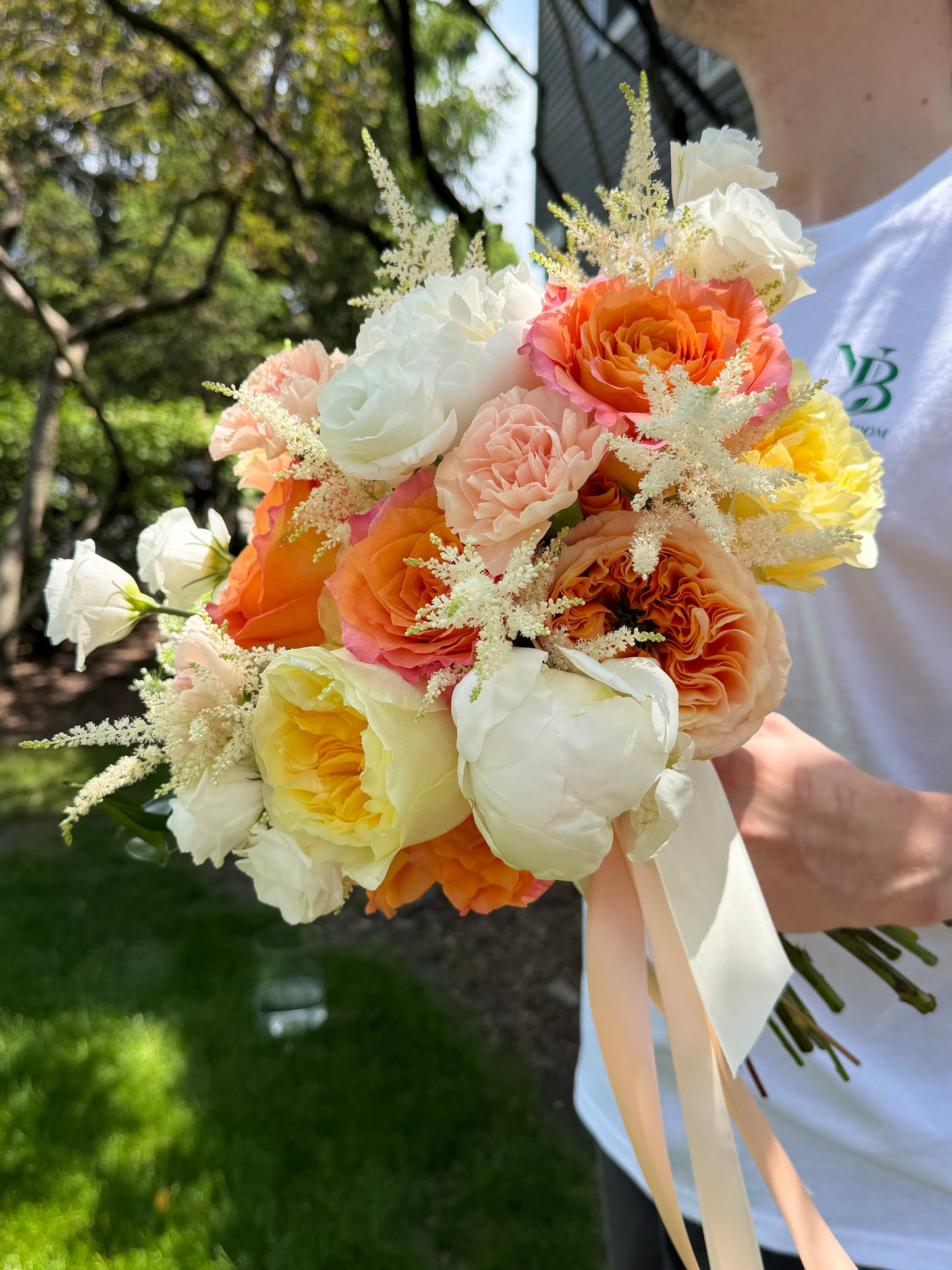 Bridal bouquet "Citrus Bloom"