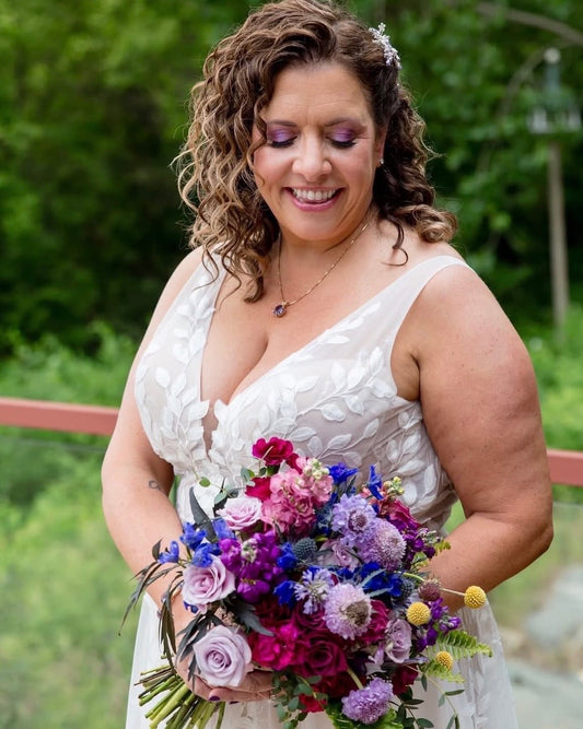 "Purple Bliss" Bridal bouquet
