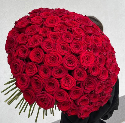 100 of roses